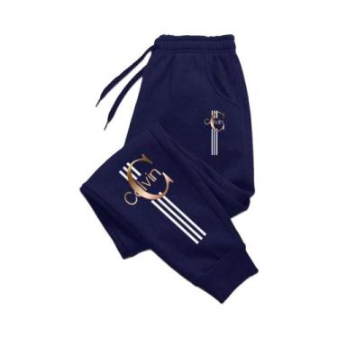Imagem de Calças De Moletom Masculinas Estampadas De Alta Qualidade Para Esporte