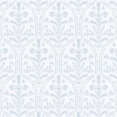 Imagem de Yasinet Papel de parede azul Boho Peel and Stick Papel de parede floral azul para quarto/banheiro papel de parede removível autoadesivo moderno vinil à prova de água 17,3" × 78,17,8 cm