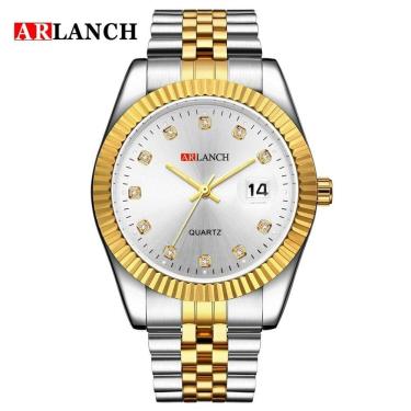 Imagem de Relógio Masculino De Luxo Va Va Voom 304 À Prova D'Água Branco