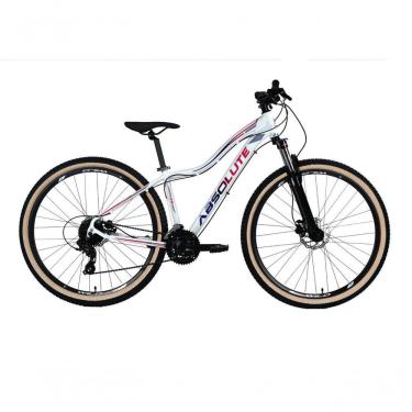 Imagem de Bicicleta Aro 29 Absolute Hera Feminina Câmbios Shimano 24v K7 Freio Hidráulico Garfo Trava Pneu Faixa - Branco Tam.17