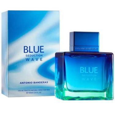 Imagem de Antonio banderas blue seduction wave masculino eau de toilette 100ml