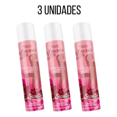 Imagem de Kit 3 Desodorantes Intimo Secrets Facinatus
