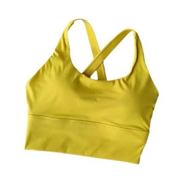 Imagem de Sutiã Esportivo De Alta Intensidade À Prova De Choque Com Bojo Fixo E 