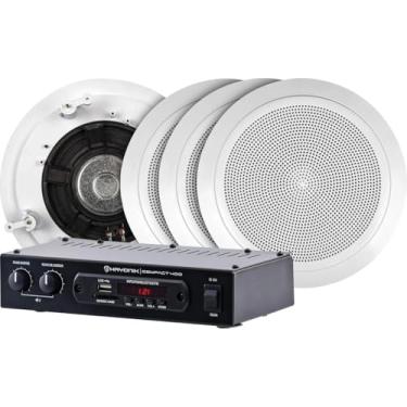Imagem de HAYONIK Kit Som Ambiente 4000 Comfort Line 8 Ohms Amplificador 40W + Arandelas 120W 00073691