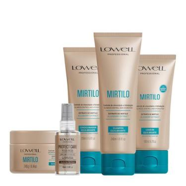 Imagem de Kit Lowell Extrato de Mirtilo Home Care Nutritivo Completo (5 produtos