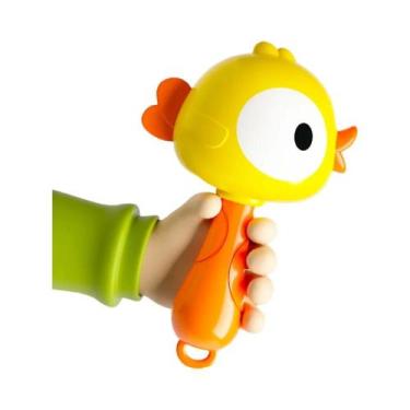 Imagem de Brinquedo Sensorial Para Recém-Nascidos: Chocalho De Desenho Animado S