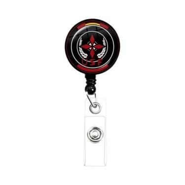 Imagem de Porta-Crachá Retrátil Com Design De Guarda-Chuva Para Cartão De Identi