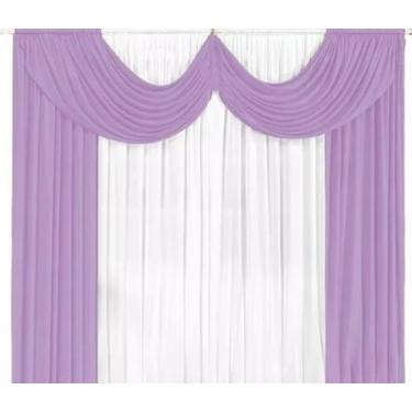 Imagem de Cortina Paris Pra Janela Sala E Quarto Com Bando 3,00 X 2,80 - osmari 