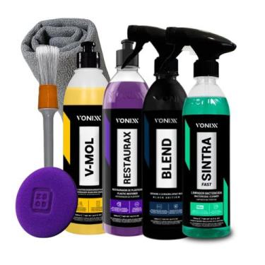 Imagem de Vonixx V-Mol + Restaurax + Blend Black + Sintra (500ml) + Pincel + Mic