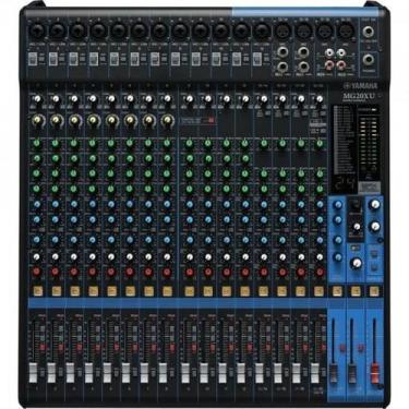 Imagem de Mesa de Som Yamaha MG20XU Analógica 20 Canais Bivolt Preta