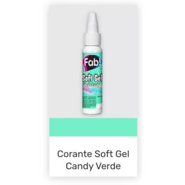 Imagem de Corante Soft Gel Candy Verde - FAB , 25g