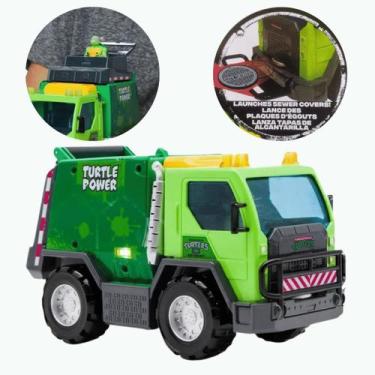 Imagem de Caminhao Das Tartarugas Ninja Thrash'n Battle Garbage Truck - Candide