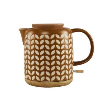Imagem de Chaleira Elétrica Em Porcelana Elegance Marrom 1L 220V Tuut