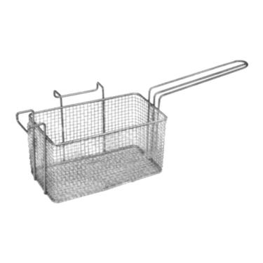 Imagem de Cesto para Friturama Gancho Direito 15x45cm para Fritadeira em Arame Galvanizado Resistente Aramefer
