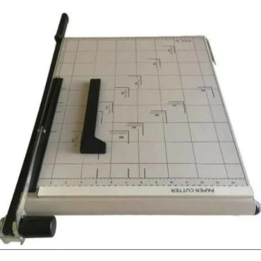 Imagem de Guilhotina de Papel A3 Motivate 8272-A3-mt com Margeador Magnético Capacidade 12 Folhas 80g Metal
