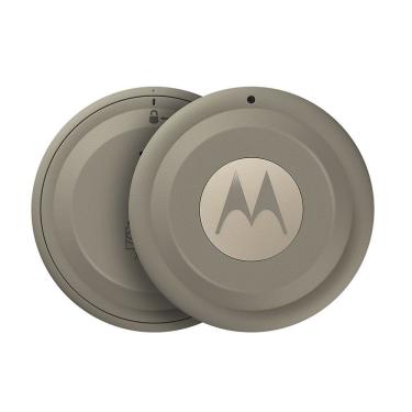 Imagem de Rastreador Localizador Motorola Moto Tag 2 Bluetooth 6.0 UWB Bateria 14400 Bege