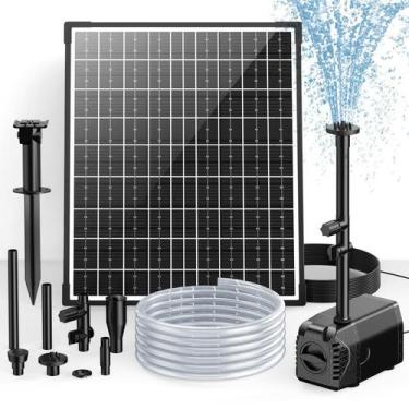 Imagem de Bomba de Agua Solar POPOSOAP 30W 430GPH con Manguera Ajustable de 2m