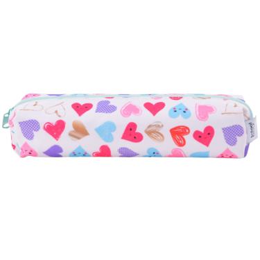 Imagem de Estojo Retangular Escolar School Basics Estampado com Zíper