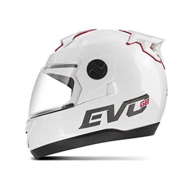 Imagem de CAPACETE FECHADO PRO TORK EVOLUTION 788 G8 EVO SOLID BRILHANTE BRANCO TAM. 62