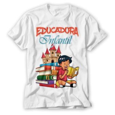 Imagem de Camiseta Educadora Infantil Blusa Dia Dos Professores Novo - Vidape