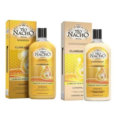 Imagem de Kit Shampoo E Condicionador Tio Nacho Ciareador - 415 Ml