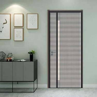 Imagem de Porta de tela de malha magnética, Abertura Lateral, 75x275cm, Deixe o ar fresco entrar e mantenha os mosquitos afastados, Autovedação, Adequada para animais de estimação e crianças