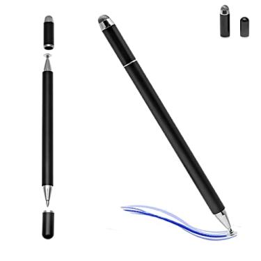 Imagem de Canetas Stylus para iPad, caneta esferográfica Luntak 3 em 1, ponta de fibra e caneta capacitiva de disco transparente para iPad Pencil para Apple iPhone/iPad Pro/Mini/Air/Android/Microsoft/Surface todas as telas capacitivas de toque (1 pacote)