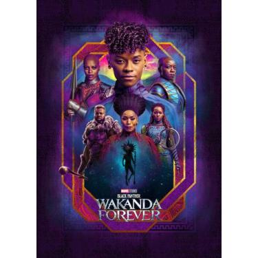 Imagem de Poster Cartaz Pantera Negra Wakanda Para Sempre D - Pop Arte Poster