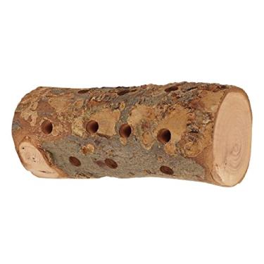 Imagem de Parrot Wood Stick Resistente à Mordida Hamster Log Brinquedo de Mascar Pequeno Animal Atraente para Chinchila (L)