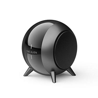 Imagem de Altifalante bluetooth portátil MAXBROTHERS, altifalante bluetooth portátil à prova de água, com super graves e som de alta definição, adequado para casa de banho, bicicleta, praia, piscina (Preto)