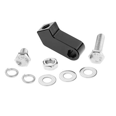 Imagem de Homyl Suporte de bloco de montagem de farol de motocicleta, extensão de alumínio CNC para faróis com um suporte de montagem amplo I.D. - Preto