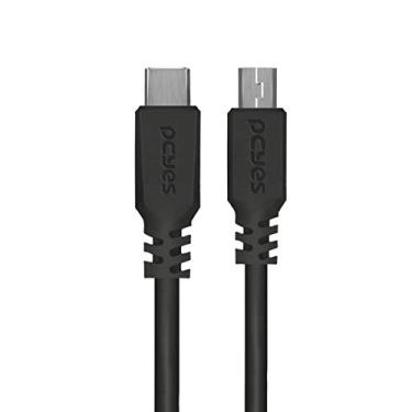 Imagem de CABO USB TIPO C PARA MINI USB B 2.0 PARA TYPE C TIPO C 1 METRO PRETO - PUCMBP-1 - PCYES