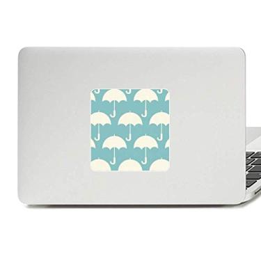 Imagem de Guarda-chuva branco padrão meteorológico decalque vinil paster laptop adesivo decoração PC