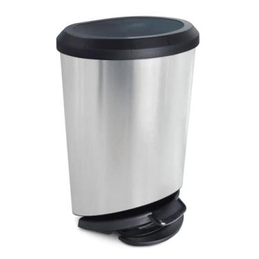 Imagem de LIXEIRA COM PEDAL 20LTS - LABEL INOX