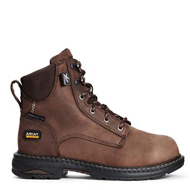 Imagem de Ariat Bota de trabalho feminina Casey Metguard Metguard Composite Toe, Marrom envelhecido oleoso, 38