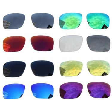 Imagem de Acefrog 8 pares de lentes polarizadas de substituição para óculos de sol Oakley Holbrook XL OO9417 à prova de estilhaçamento, antiarranhões, pacote econômico