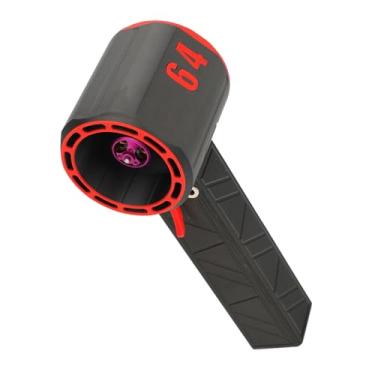 Imagem de Ventilador a Jato de Turbina Pequena Ajuste de Velocidade Contínua 1,4 Kg/S Impulso 135 M/S Velocidade do 1000 W 11 Pás de Ventilador Ventilador de Ar Portátil Preto