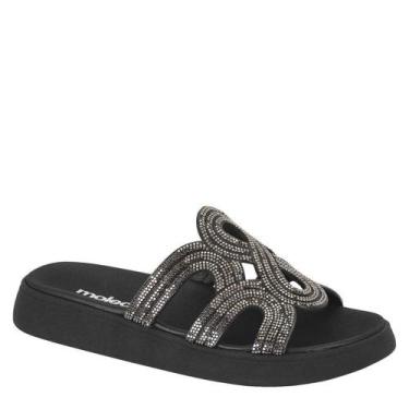 Imagem de Tamanco Casual Feminino Moleca Confortável Original 5469.134, Preto, B