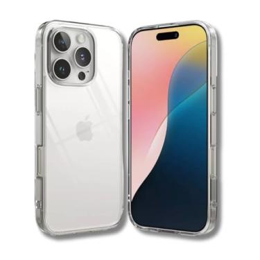 Imagem de Capa Capinha Clear Case Space X Rígida Anti Amarelamento Resistente Para iPhone (iPhone 16 Pro Max)