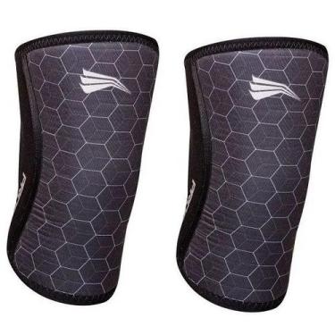 Imagem de Joelheira Progne Exercício Funcional Neoprene 7MM, Hexagon black, P