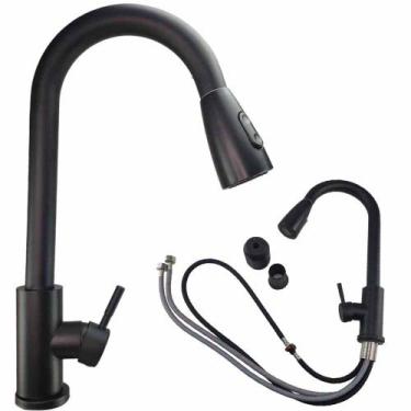Imagem de Torneira Gourmet Pull Down Flexivel Cozinha Monocomando Agua Quente Fr