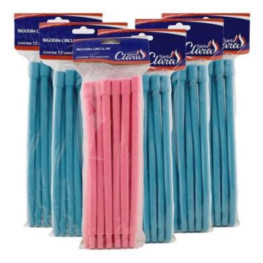 Imagem de Bigodim Bigudinho Circular Nº3 Kit 72 Unidades - Santa Clara, nº3