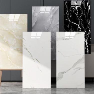 Imagem de 10 Placas Adesivas Piso Parede Mármore Diversos modelos 60x30cm - Lope