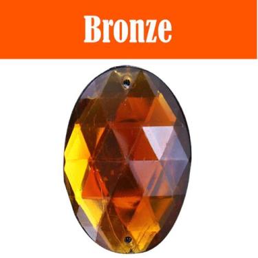 Imagem de Chaton Oval Taz-021 - 25mm - Bronze - Nº: 9 - Nybc
