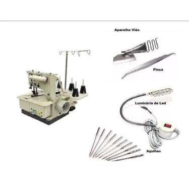 Imagem de Galoneira, 3 Agulhas Bracob + Kit COM 14 Acessórios-250w, 110V