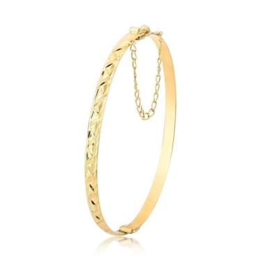 Imagem de Pulseira Pega Ladrão Bracelete Engate Corrente Ouro 10k - MAEHLER JOIA