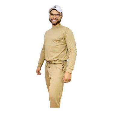 Imagem de Agasalho Moletinho Tecido Leve Todas Estações Slim Conjunto - Fanático