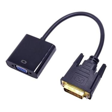 Imagem de Conversor Adaptador Dvi-d 24+1 Macho P/ Vga 15 Pinos Fêmea - WV