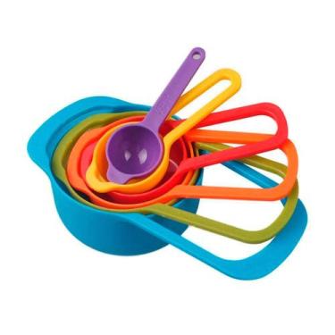 Imagem de Colher Medidora e Dosadora Para Bolos - Cozinha Colorido - 6 peças - D