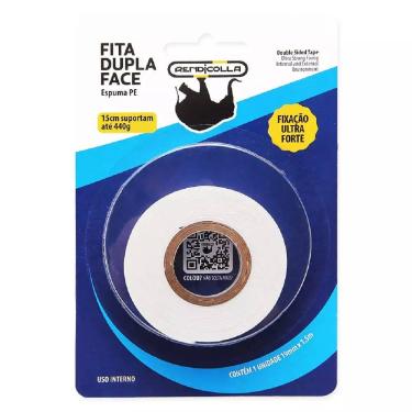 Imagem de Fita Dupla Face Espuma Multiuso Extra Forte 19mm x 1,5m - Rendicolla